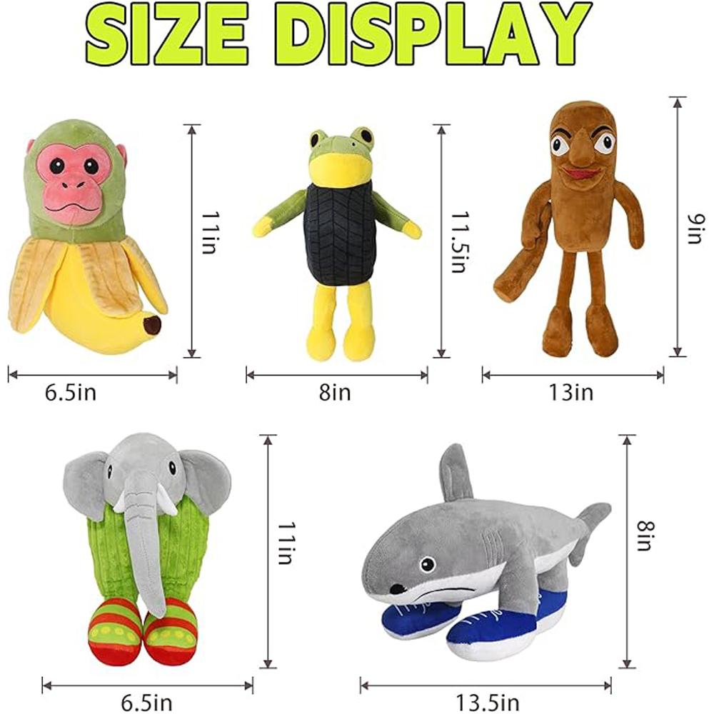 Italian Brainrot Plush Chimpanzini Bananini for Boys Girls & Adults Unique Funny  Gift for Birthday Party Home Office Desk