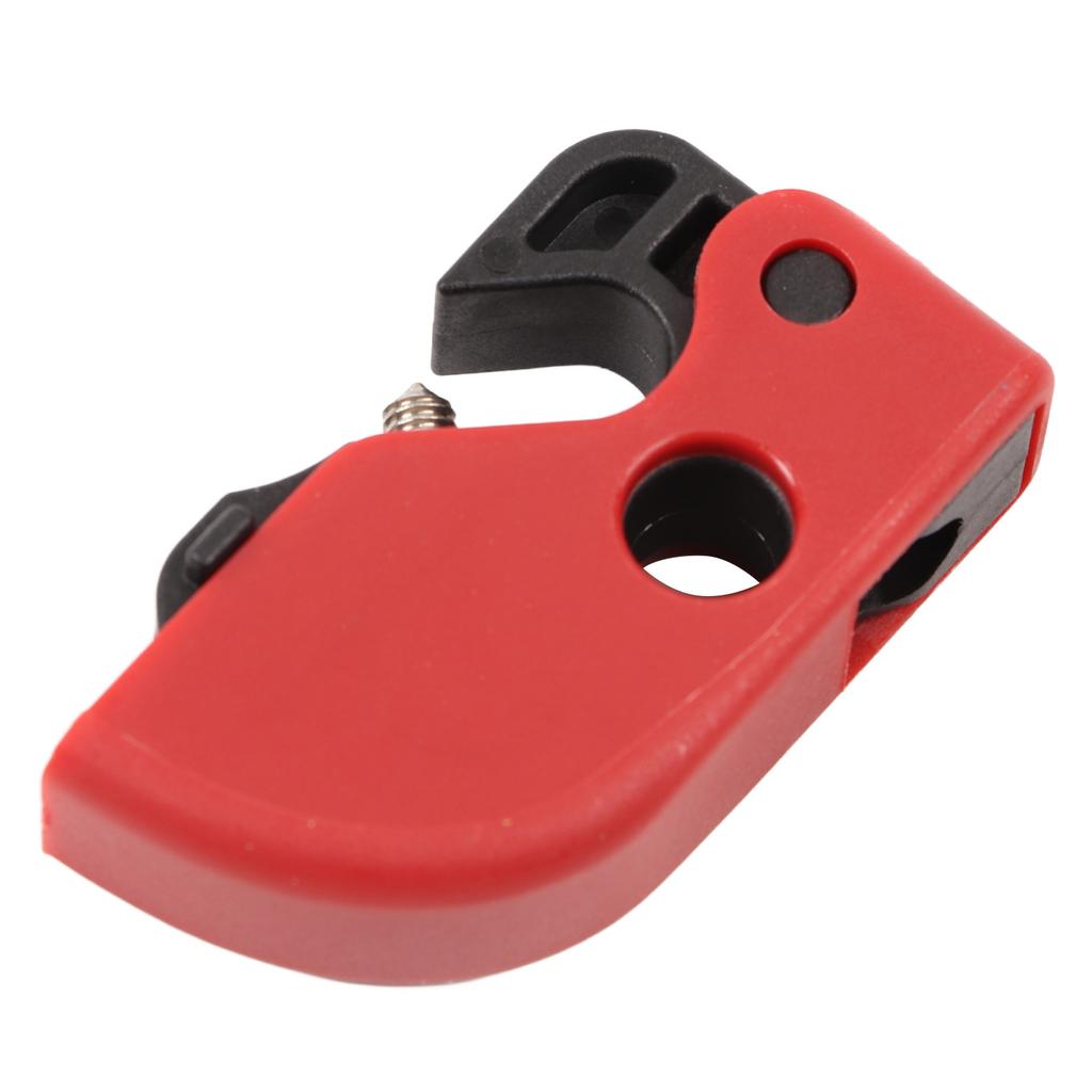 Leitungsschutzschalter-Verriegelungsvorrichtung Nylon Hochfest Universelle Passform Rote Aufklembare Leitungsschutzschalter-Sperre für Industriellen Einsatz