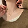 Hot Sell Trendy Simple Design Natural Freshwater Pearl 14K Gold Filled Ladies Pendant Necklace  For Women Gifts No Fade