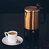 Good Coffee | 6-cup Stainless Steel Coffee Maker, Black and Copper, All Hobs Including Induction
