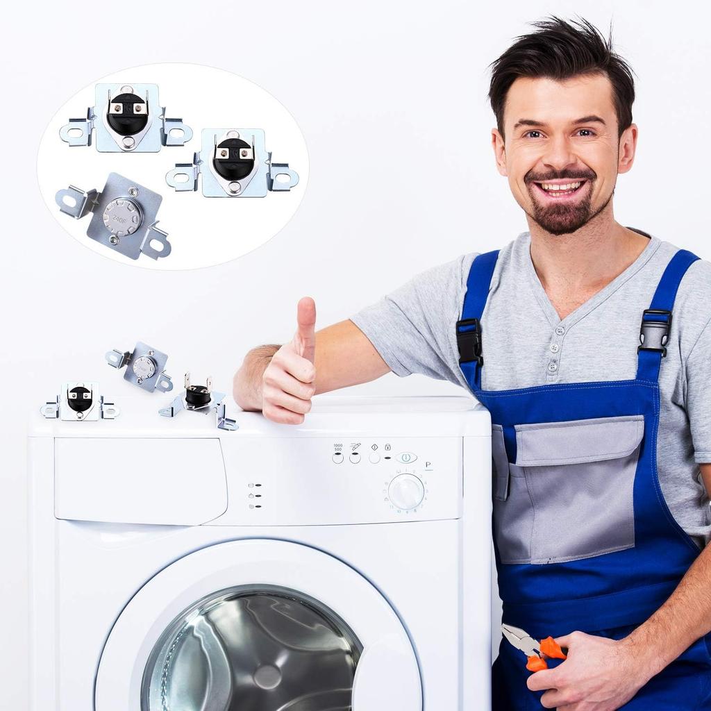 3 Pcs 6931EL3003C High Limit Thermostat Dryer 6931EL3004B Dryer Thermostat 6931EL3003D Thermal Fuse Dryer Replace 6931EL3003G PS3530484 AP4457603