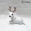 1 Pcs Simulated Animal Spotted Deer Christmas Reindeer Gift Decorations Plush Toys Ornaments