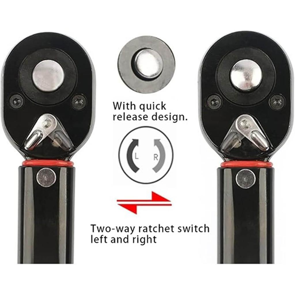 1/4 inch drive preset torque tool 5-25Nm torque long ratchet type suitable for automotive and tire technicians manual tool