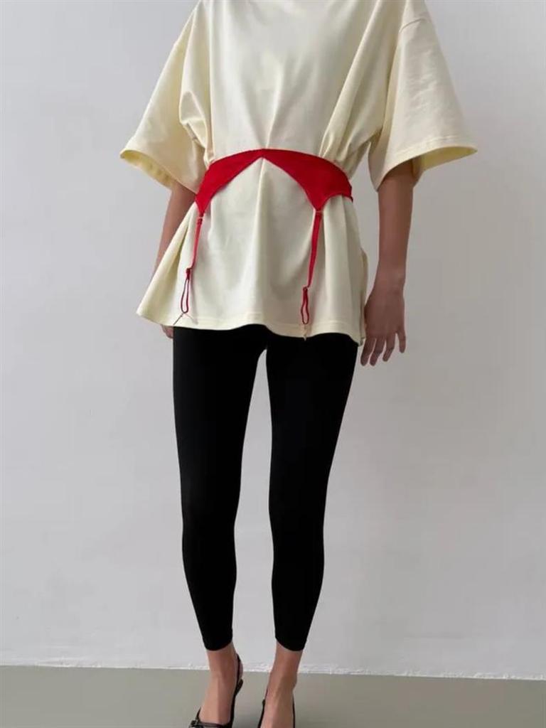 Summer 2025 Retro High Street Niche Short-Sleeve Age-Reducing 100% Print T-Shirt