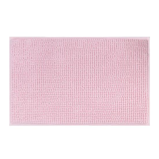 Chenille Bath Mat Soft Short Plush Water Absorbent Bathroom Rug Quick Dry