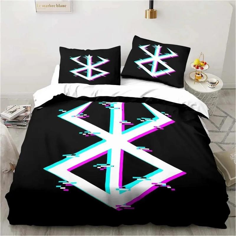 Fashion 3D Printed Anime Berserk King Twin Double Child Bedding Set Microfiber or Polyester Duvet Cover Set Home Textiles