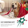 Warm Christmas Pet Scarf Star Shape Decorative Cat Dog Scarves Comfortable Breathable Xmas Elk Scarf Party Pet Gift Accessory