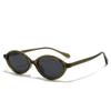 European and American tortoiseshell oval frame polarized sunglasses female Internet celebrities fashion wear anti-blue glasses tide