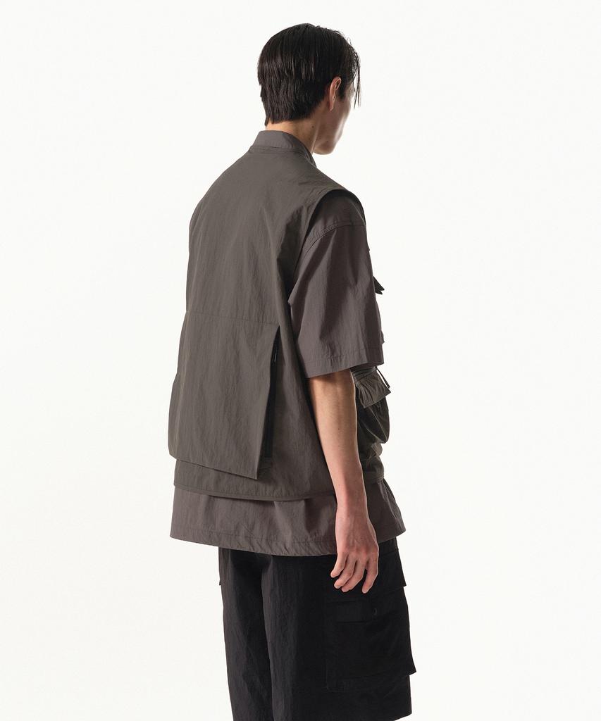 Musinsa Standard [City Leisure] Utility Fishing Vest [Mud Gray]