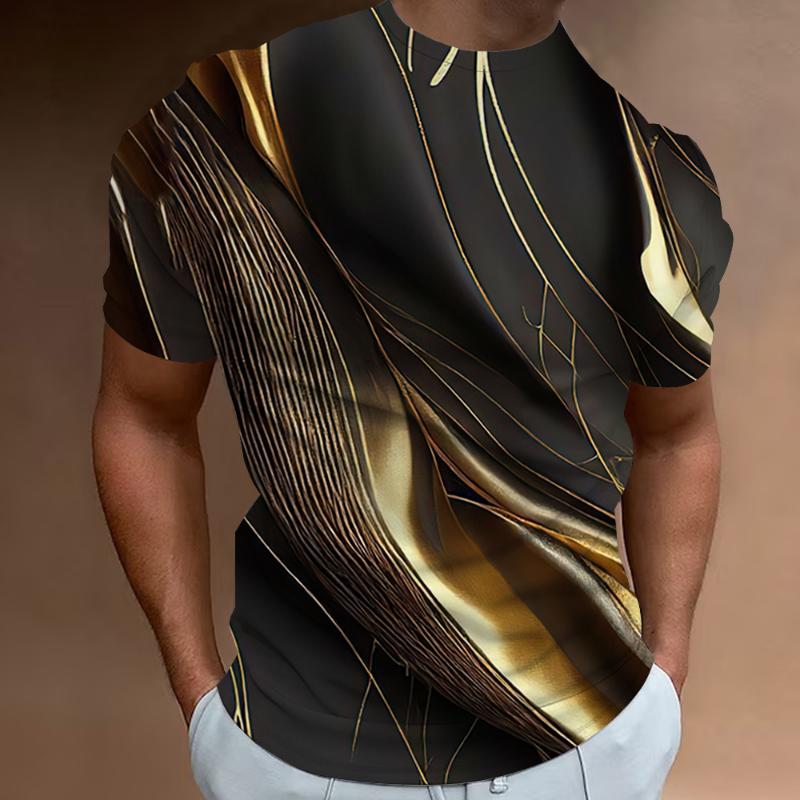 Fashion T-Shirts For Men 3d Print Men's T-Shirts Street Designer Short Sleeved Loose Oversized Tops Tees Daily Casual Sportswear