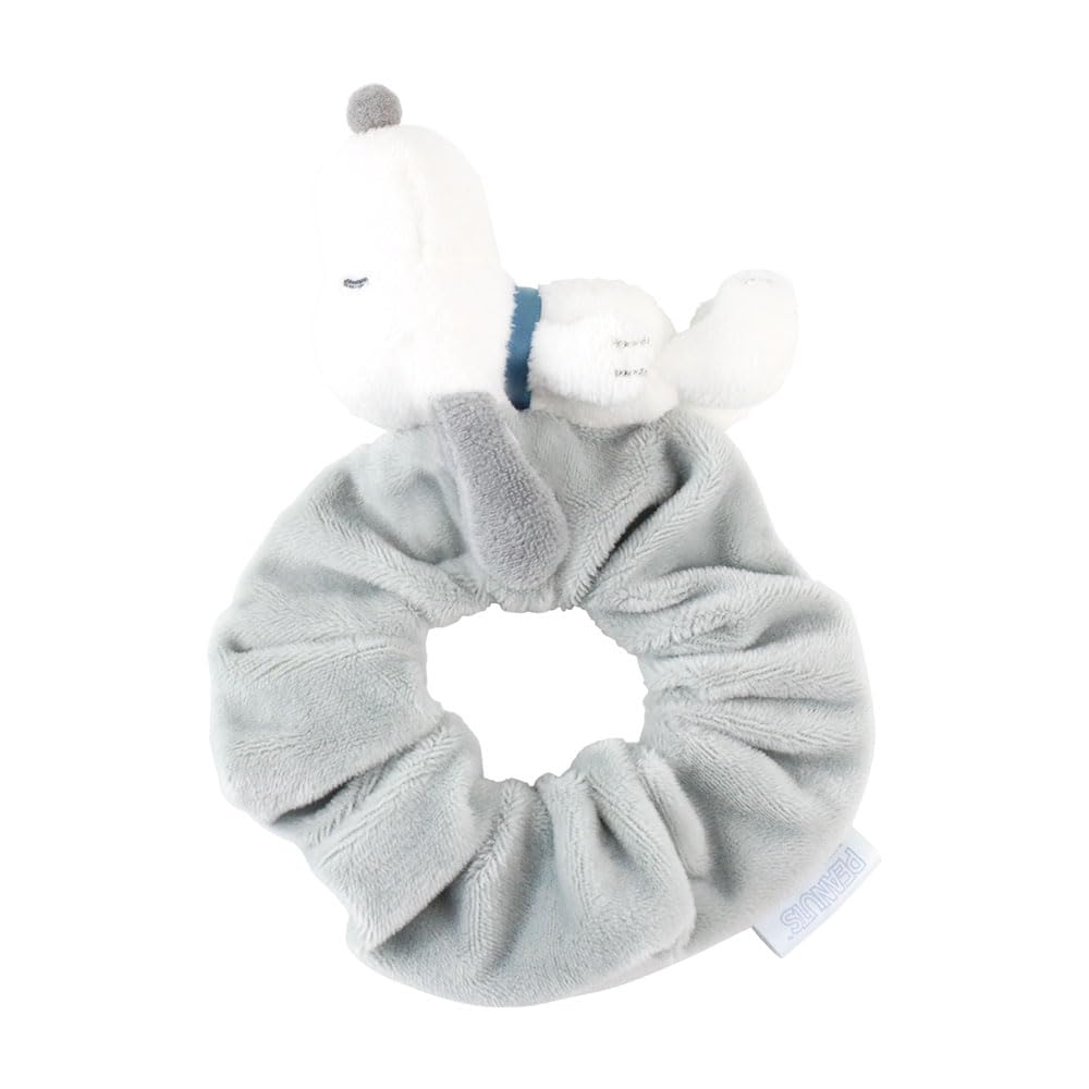 

Snoopy mascot scrunchie, gray