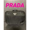 Used Nylon Tessuto Pouch Cosmetic Black