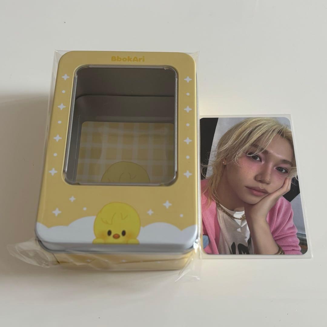 

[USED] StrayKids Felix Tin Case Offline Purchase Bonus Trading Card
