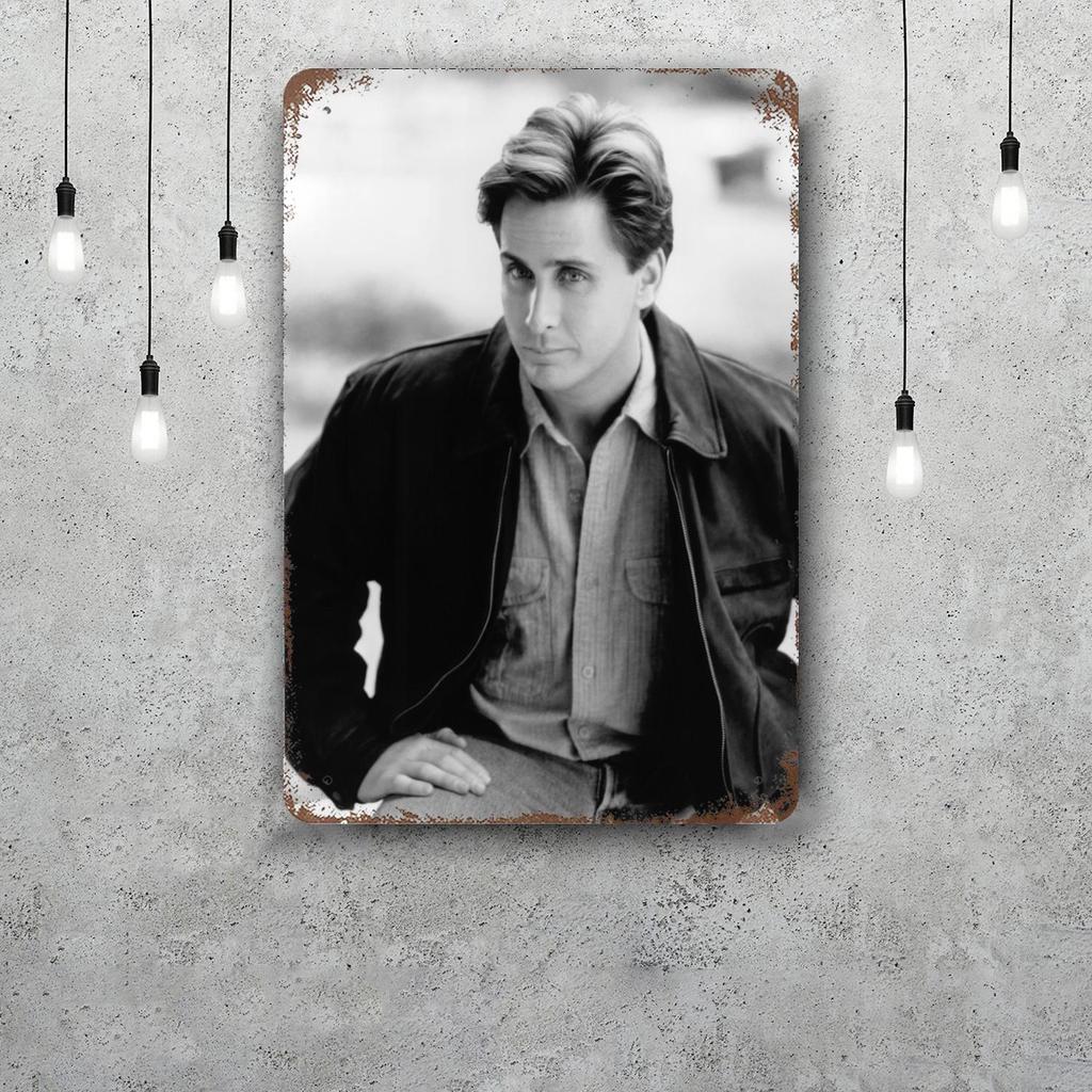 Emilio Estevez Actor Decor Poster Vintage Tin Sign Metal Sign Decorative Plaque for Pub Bar Man Cave Club Wall Decoration