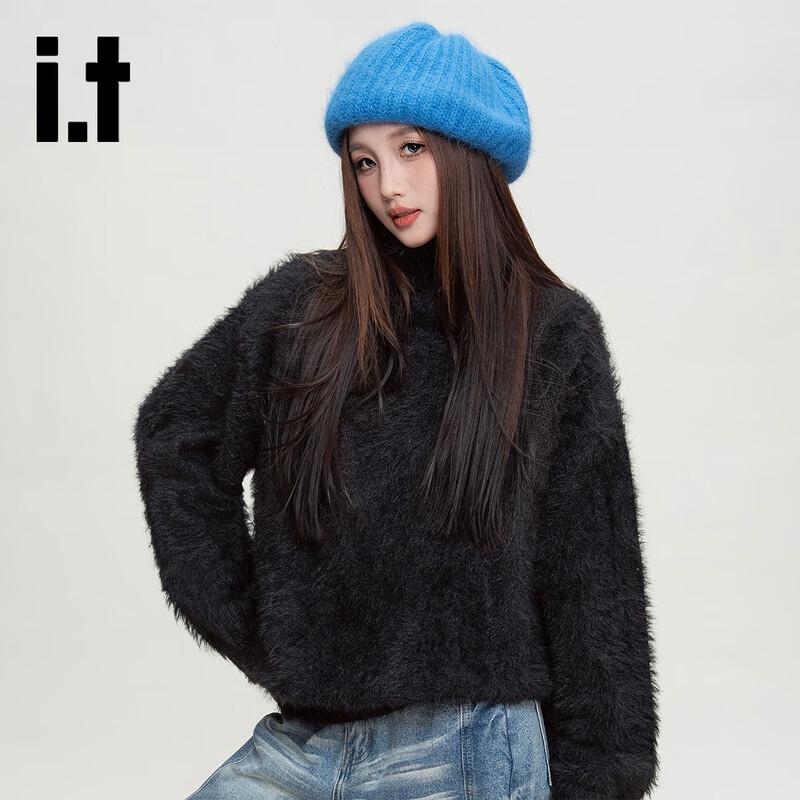 

Izzue I.T Women s Heart Turtleneck Sweater 2XL