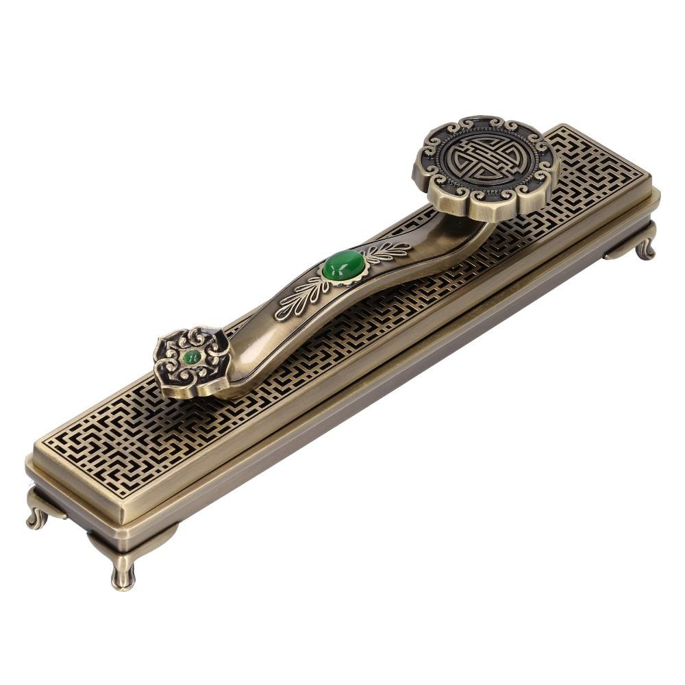 Alloy material Incense Box Ruyi appearance Stick Incense Holder Incense Censer Home incense use