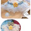 Fashion Small Flower Cats Collar Lace Bib Lace Pet Collar Bib Sweet Cat Necklace
