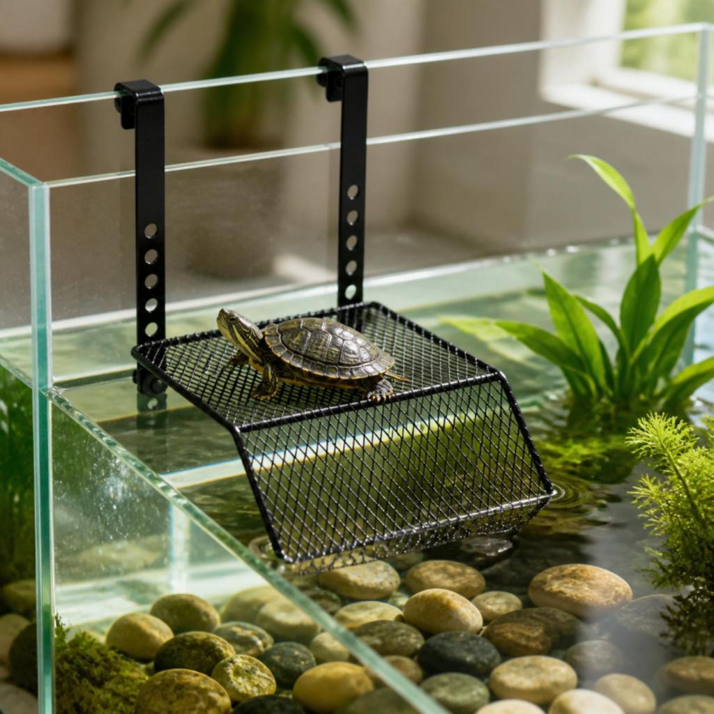 Turtle Basking Platform Elevated Aquarium Accessory for Reptile Keepers