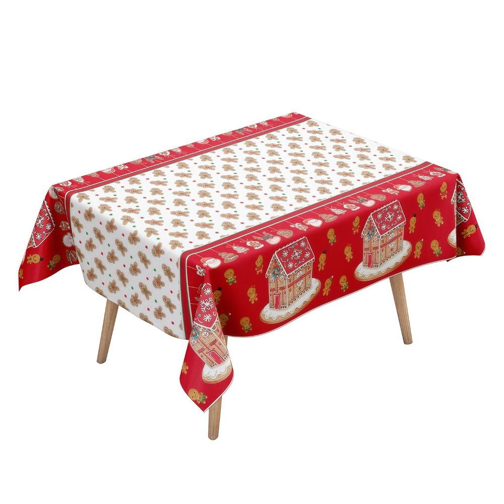 Disposable Christmas Tablecloth Bronzing Table Cover Disposable Tablecloths New Year Party