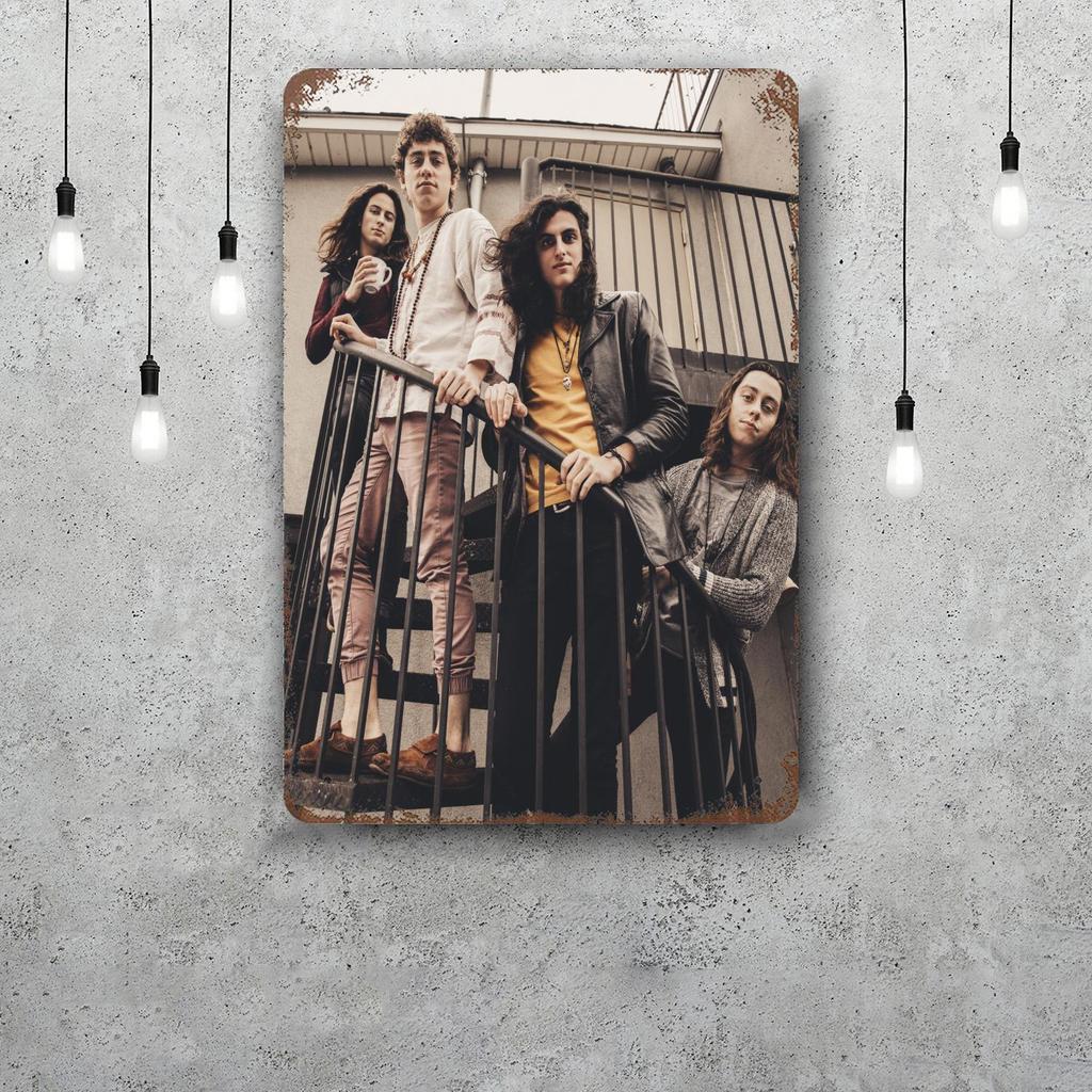 Greta Van Fleet Metal Signs Wall Decor Vintage Tin Signs Captain Metal Poster Decor for Bar Pub Club Wall Decoration