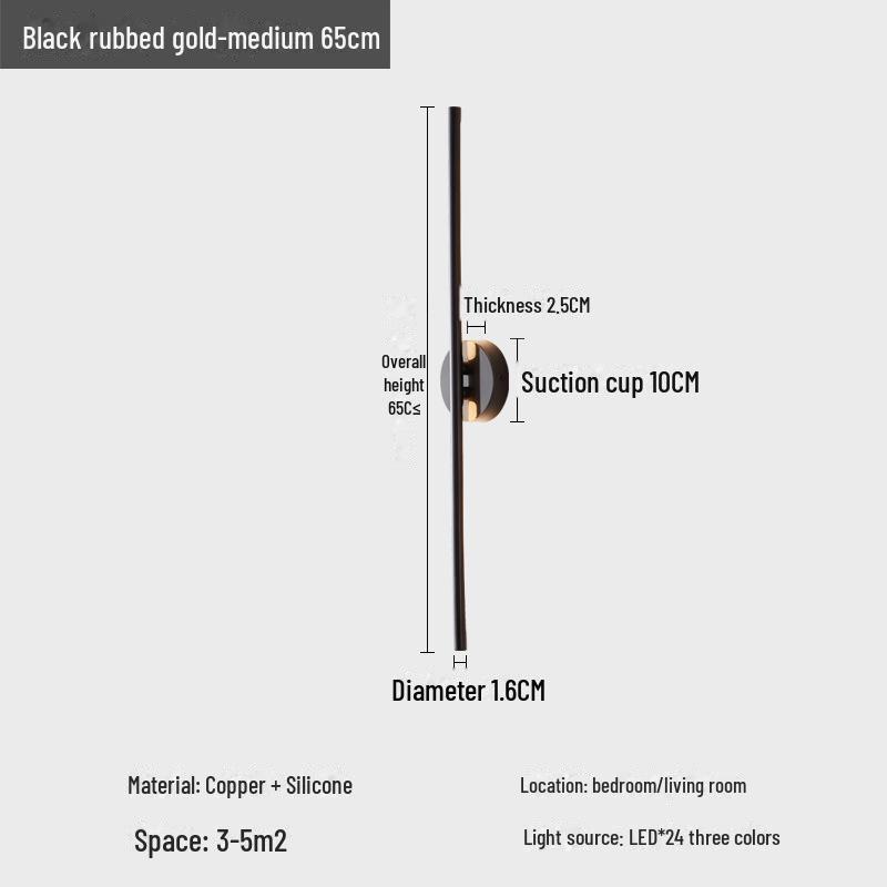 LED Minimalist Modern Wall Lamp for Bedroom/Living Room