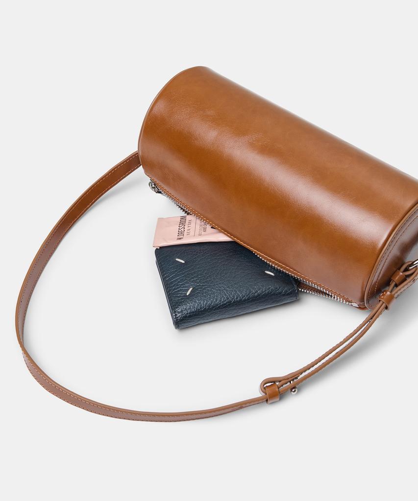 Musinsa Standard Woman Women'S Small Cylinder Shoulder Bag [Brown]