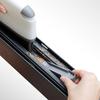 2-in-1 Window Slot Cleaning Brush Portable Door Groove Hair Grip Brushes Tight Gap Cleaner Brush for Household Deep Cleaning