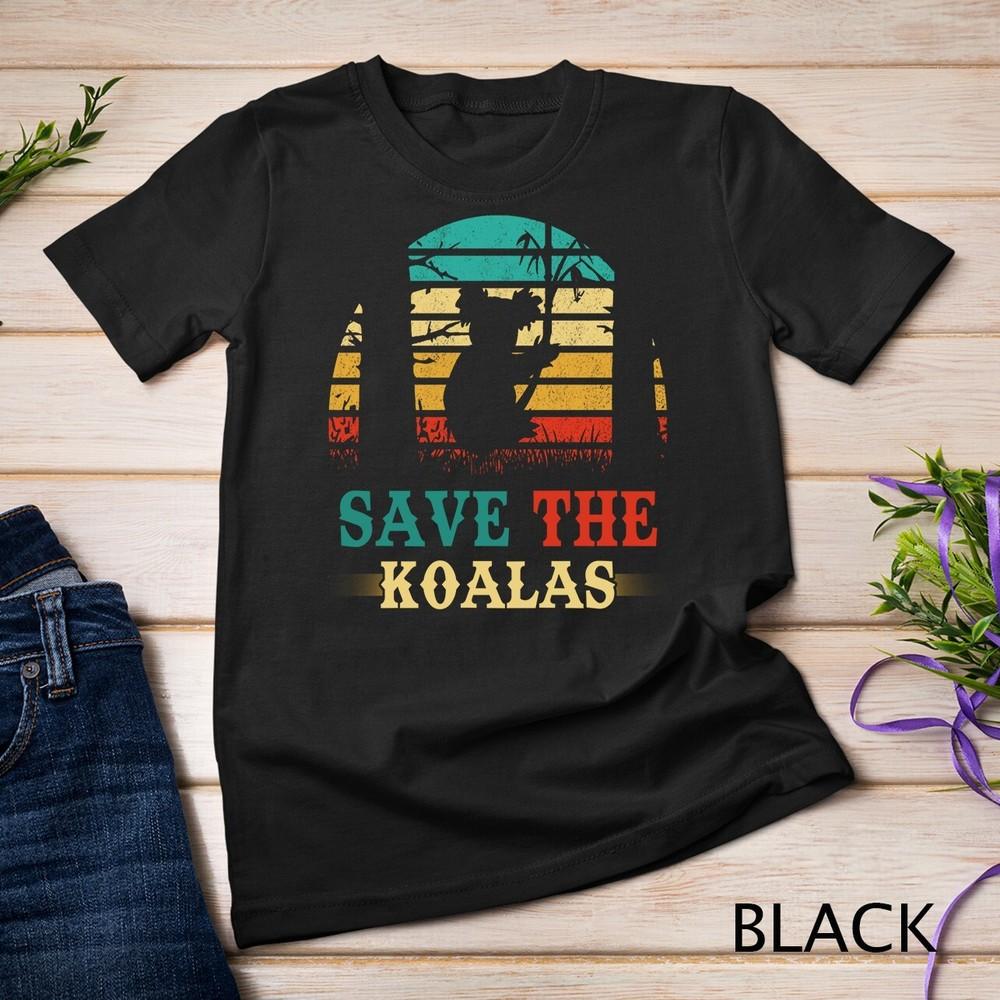 Koala Graphic Shirt Save The koalas Vintage Unisex T-shirt XL