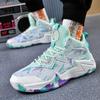 2025 New Double Mesh Friction Sound High Elastic Basketball Shoes Extra Large Size 36 To 48 Youth Actual Basketball Shoes