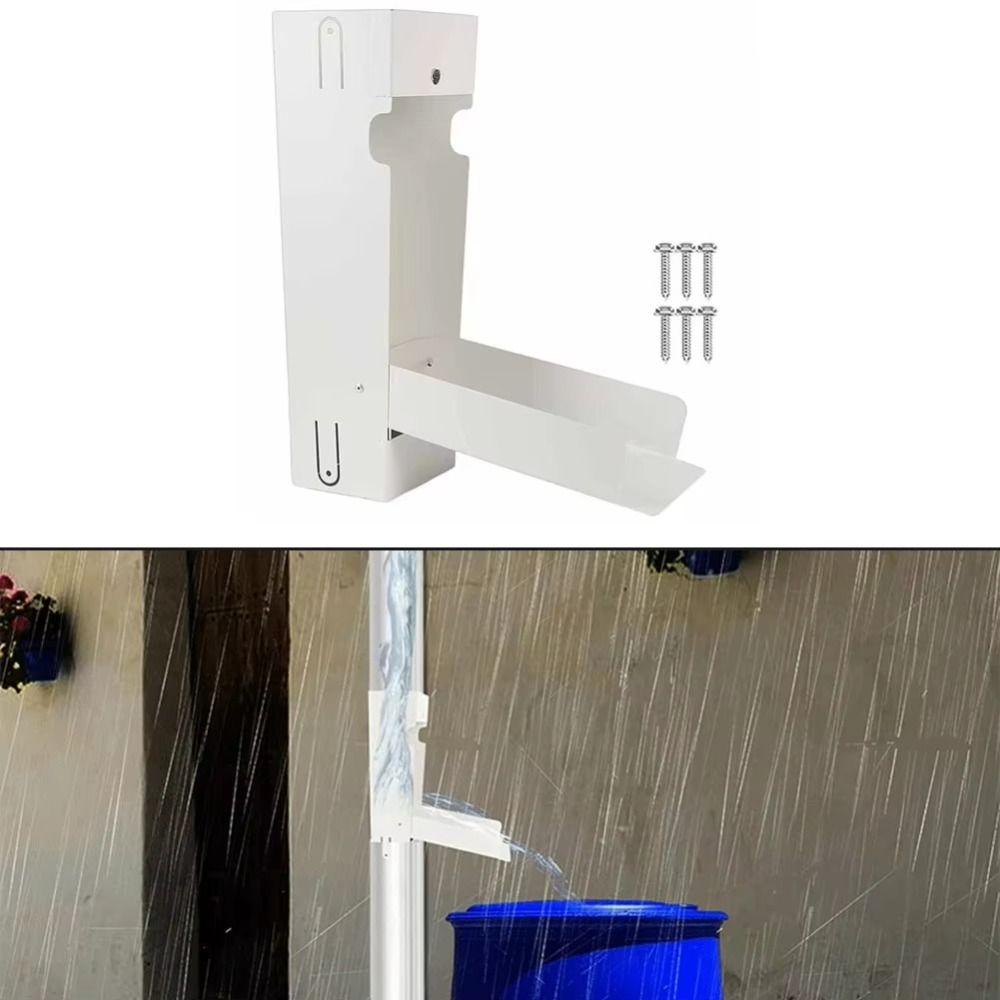 Metal Rainwater Collection Diverter Catching Rainwater Collector  Yard Installation