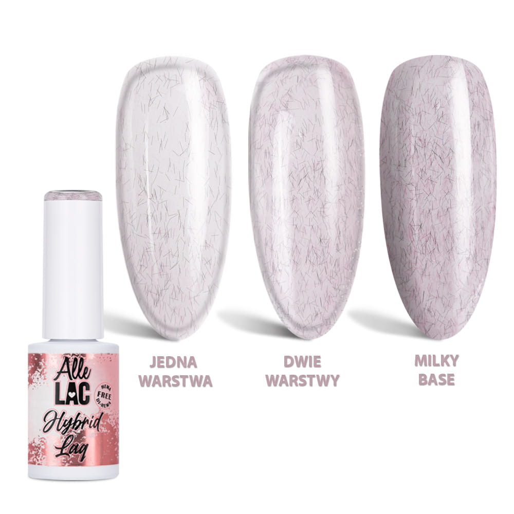 Lakier Hybrydowy Led/Uv Gel Polish Pinks Mauve Wool Allelac Hema/Di-Hema Free 6G
