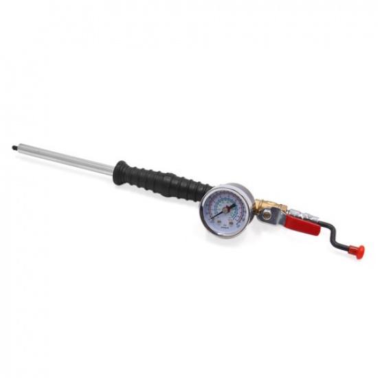 

Portable Quick Connector Truck Car Tire Tyre Air Chuck Inflator w Pressure Gauge