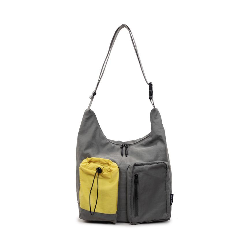 

Stitching Color Large Capacity Shoulder Bag Women s Lightweight Multi-Pocket Crossbody Bag