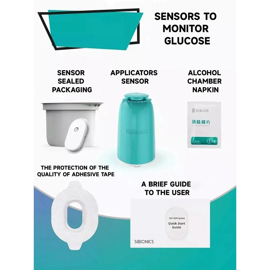 Silicon-based  Blood  Meter Continuous Glucose Monitoring System 24-hour Real-time Testing