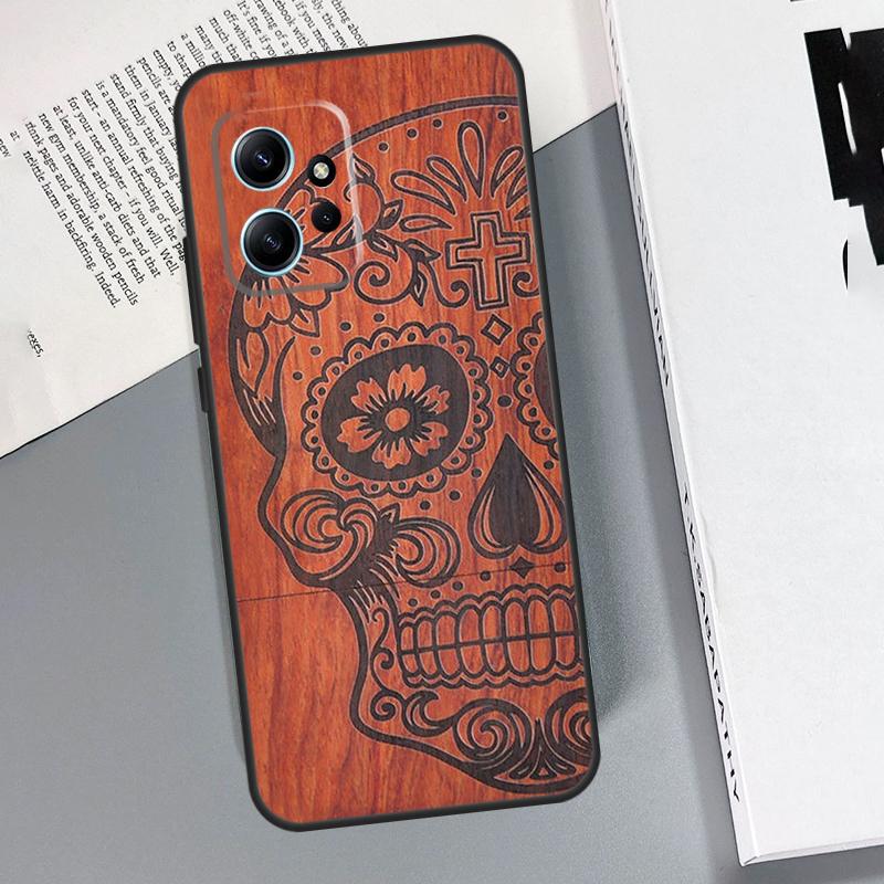 Natural Bamboo Wood Pattern Print Case For Xiaomi Redmi Note 15 Pro 10 11 12 13 14 Pro Cover For Redmi 15C 15 14C 10C 12C 13C