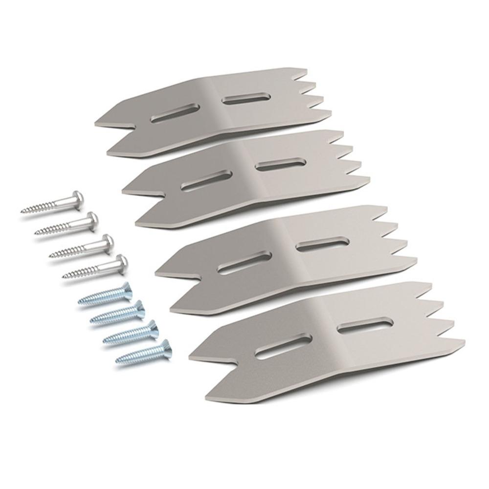 4 Pcs Set for Slab Flattening Mill Slab Clamping Dogs  For Woodworking and Carpentry