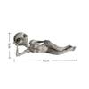 1pc Alien Resin Statues Figurine Halloween Creative Statues Desktop Home Decor Garden Decoration Christmas Ornaments