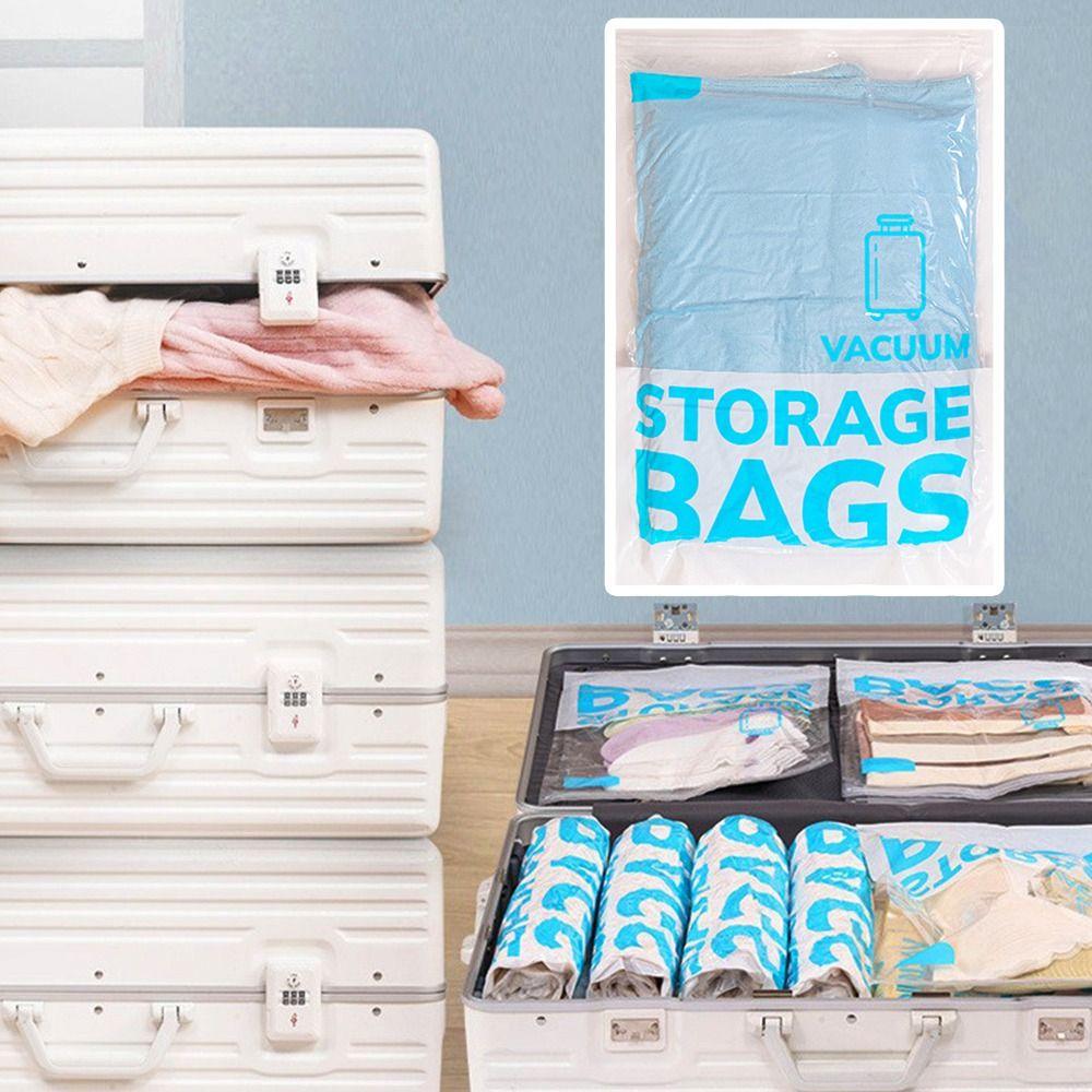 

1/2/4PCS Hand-rolled Venting Vacuum Bags Reusable Sealed Bag Travel Bussness Trip