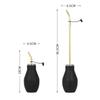 Diatomaceous Earth Powder Duster 8oz Squeezable Powder Sprayer With Length Adjustable From 11" To 26" For Garden And Indoor