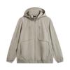 Li Ning Outdoor CF Waterproof Windproof Reflective Detachable Hooded Jacket Men Jackets Brown Gray AFDW203-1