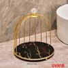 Modern Minimalist Bathroom Shelf Organizer Toiletries Makeup Jewelry On Countertop Iron Frame With Spray Coating