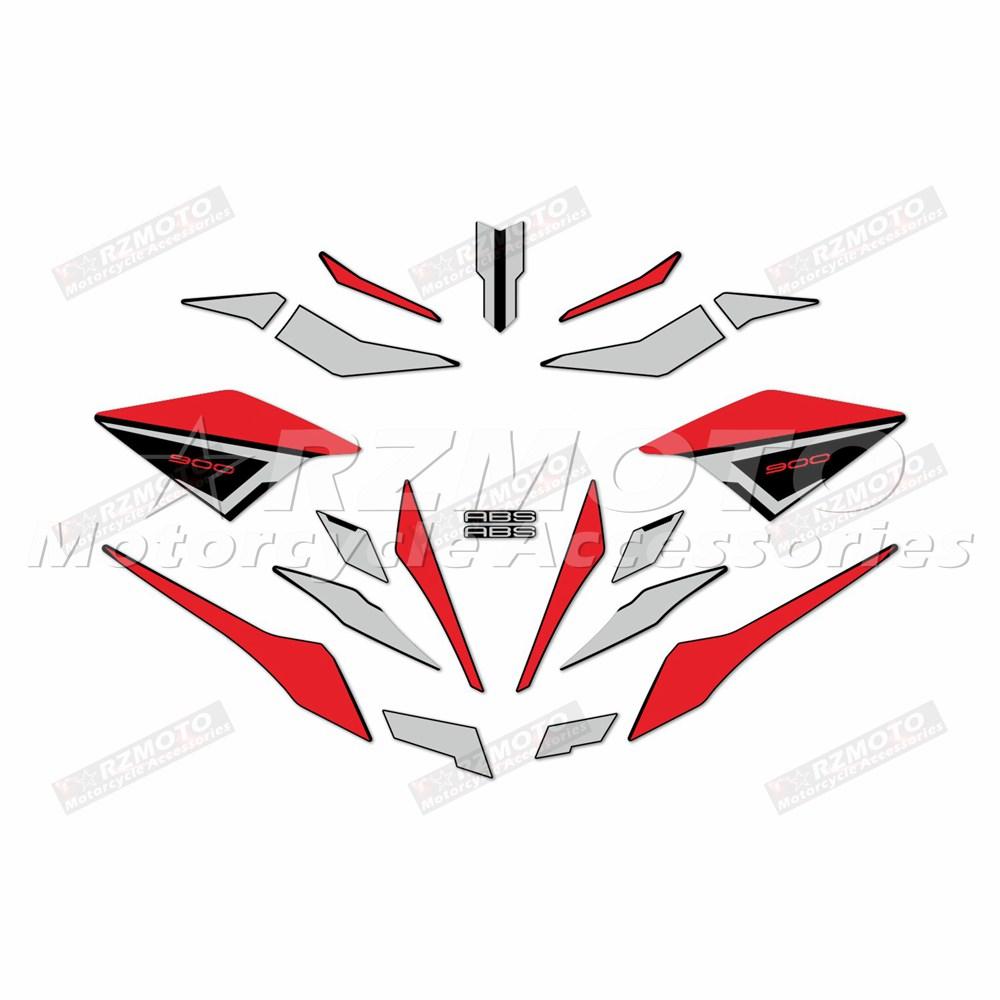 For Z900 Motorcycle Stickers Body Racing Decoration Fuel Tank Fairing Windshield Helmet Reflective Anti-Water Stickers