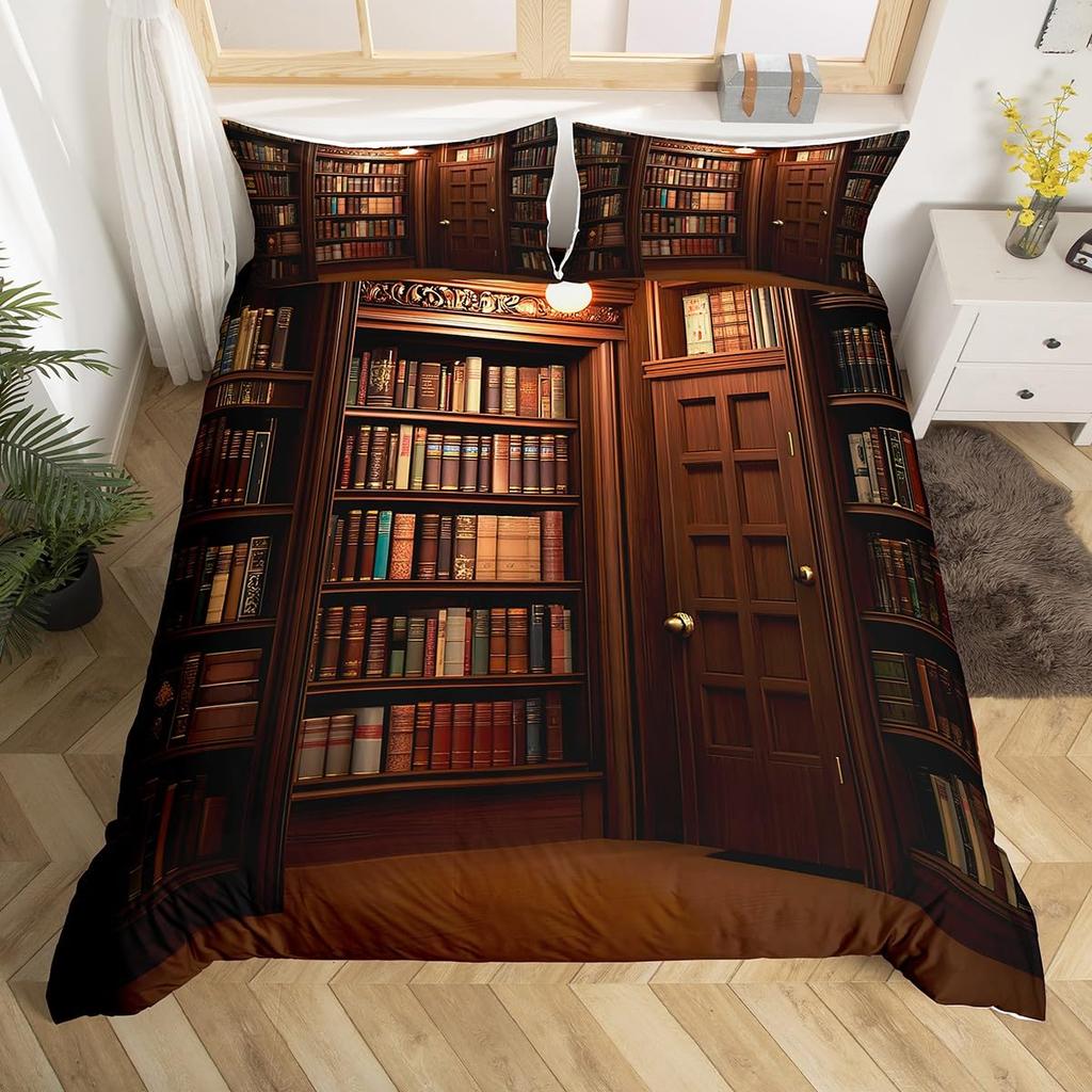 Door Duvet Cover Sets For Kids Adults Queen King Twin Size Lightweight Down Room Decor 2 Pillowcases 1 Comforter Cover No Quilt