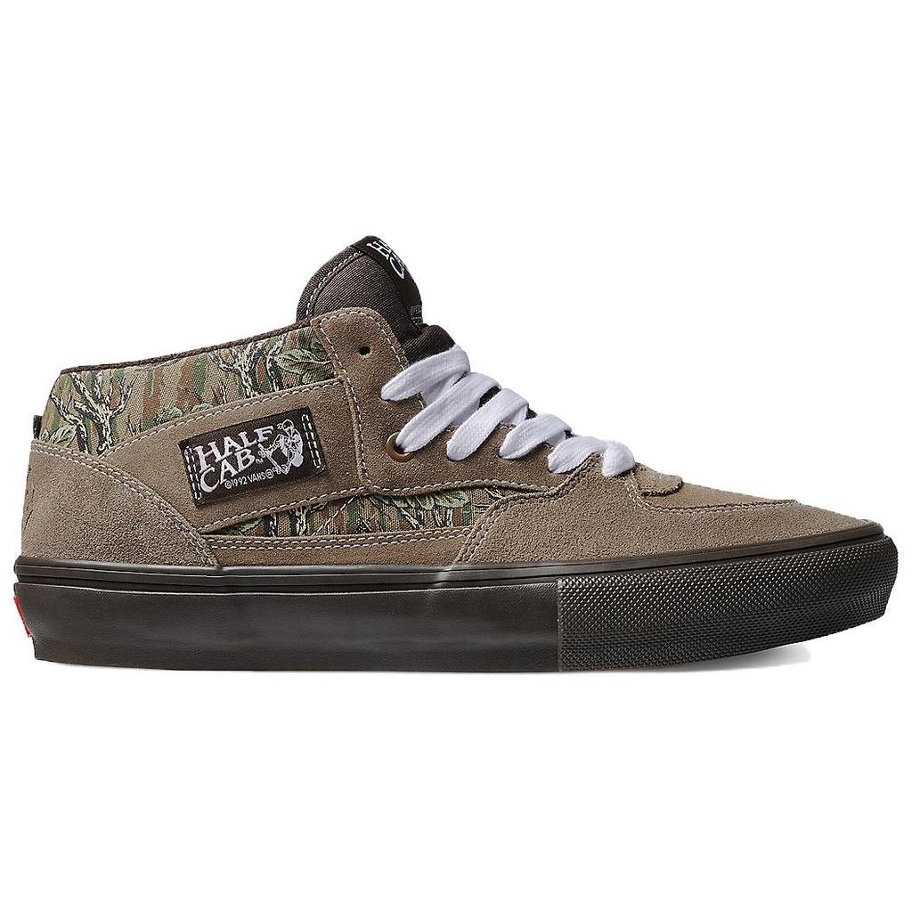 Vans Half Cab Comfortable Versatile Low-Top Skate Shoes Men Sneaker Green Brown VN0A2Z34CMA