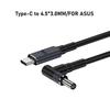 140W PD USB Type C Male to DC5.5x2.5mm/5.5x2.1mm/4.5x3.0mm/6.0x3.7mm/7.4x5.0mm Power Charging Cable for Laptop Notebook