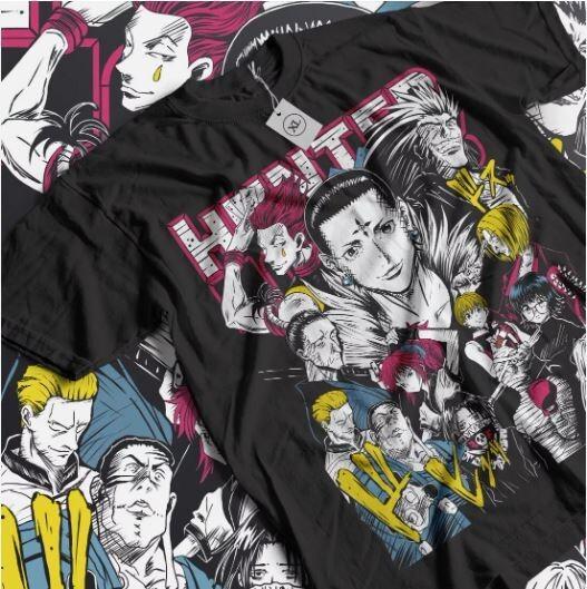 Phantom Troupe T-shirts Anime Unisex Men Women Tops Cosplay Summer Tees