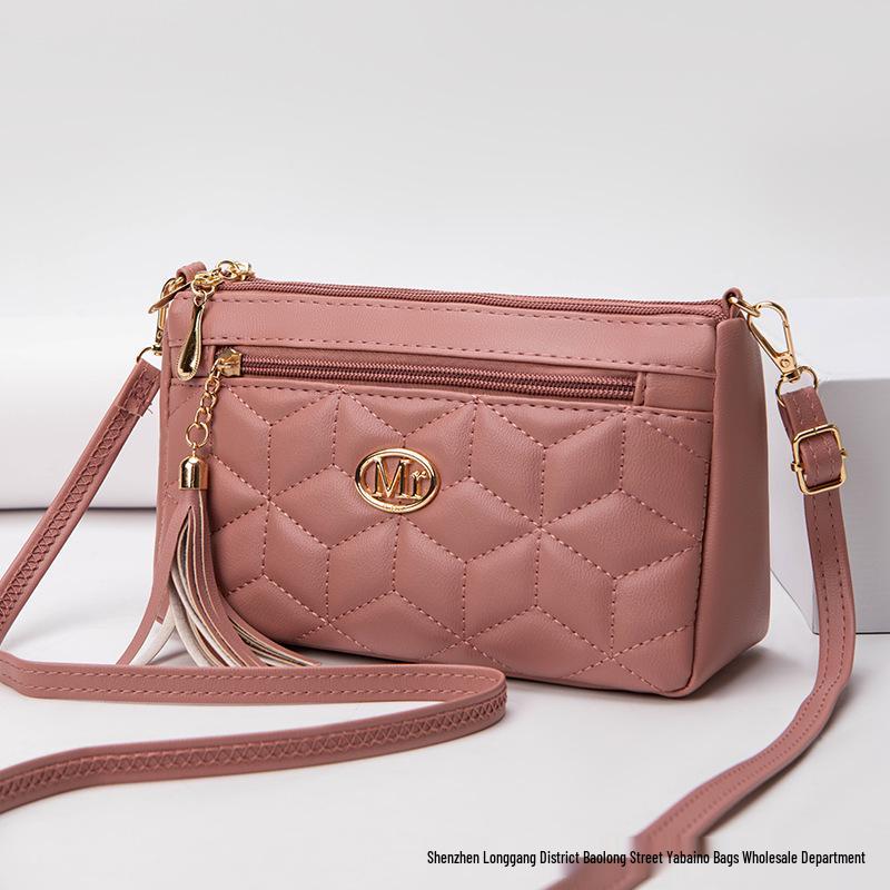 2024 Women's Multi-Layer Embroidered Shoulder Bags - Hot-Selling, Stylish Messenger Bags