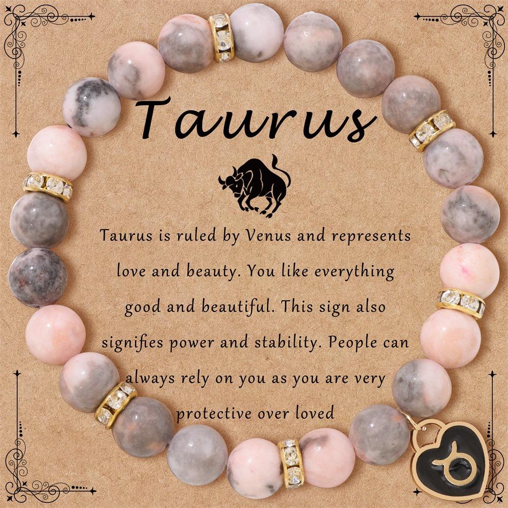 

JYL TS Bracelet Viking Bead Ethnic Enhances Heritage & Luck Taurus глубокая кофе