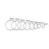 Gold Stainless Steel Earrings 15-50mm Loop Earrings Hoop Open Earring Hook Base Ear Ring Diy Jewelry Findings Accessorie