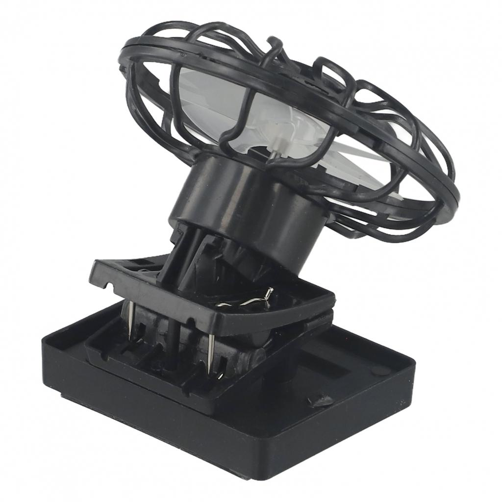 1pc Solar Fan Suitable For Most Hats Outdoor Activities